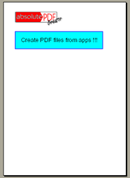 absolutePDF-Creator Easy screenshot